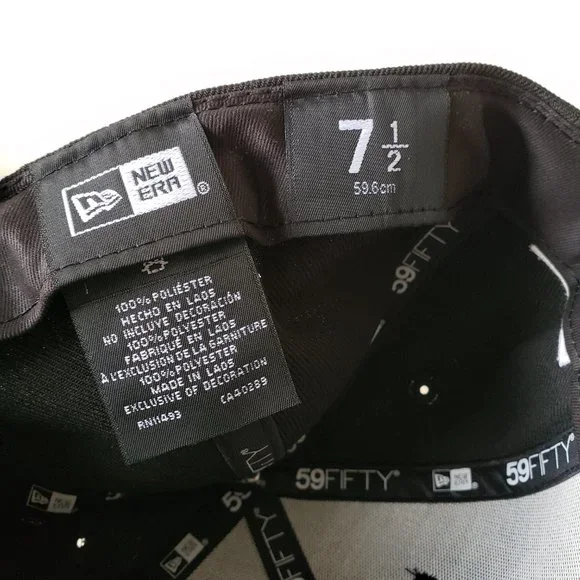 New Era Houston Texans Salute to Service 59Fifty Camo Hat Cap Fitted 7 1/2 - Picture 9 of 9